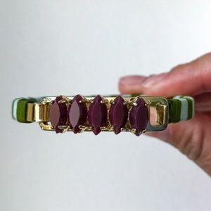 Jcrew stripe bangle bracelet